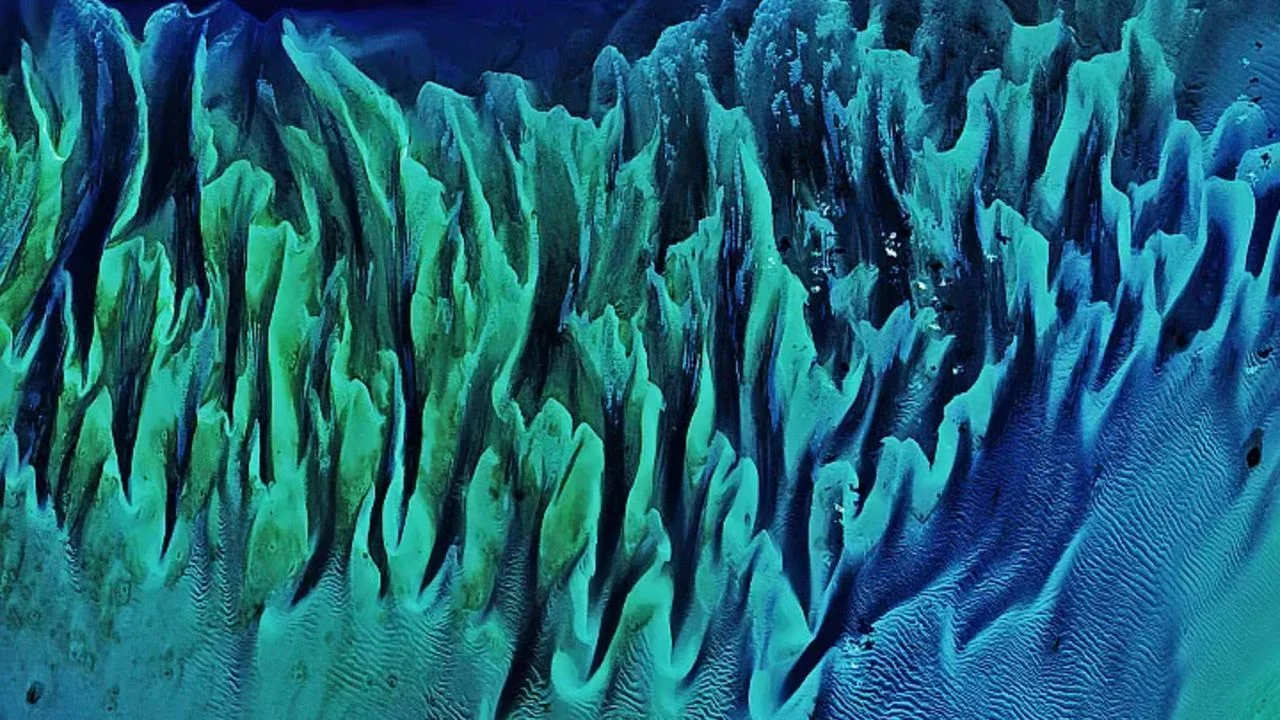 Spectacular Satellite Imagery Reveals the Great Bahama Bank's Underwater Beauty