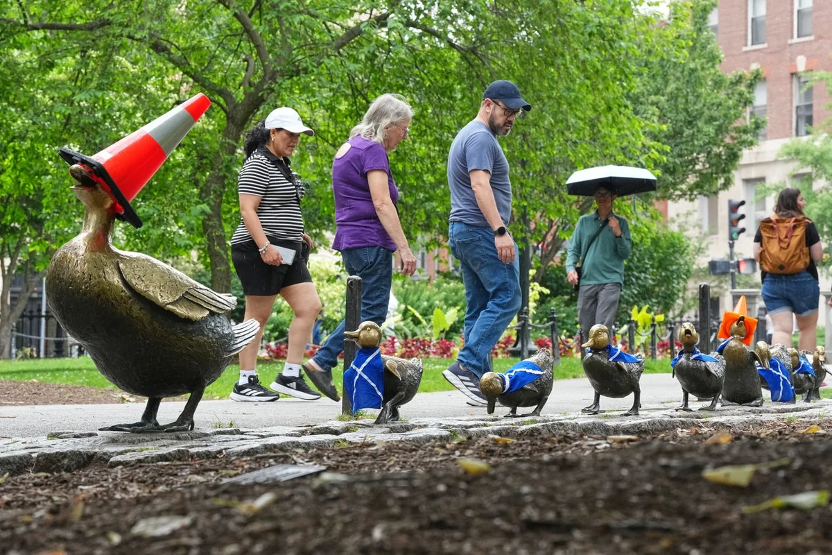 Boston Welcomes Iconic Traffic Cone in Celebration of Scottish Spirit